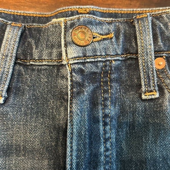 MADEWELL Women's High-Rise Denim Shorts Raw Hem Size 26 - Picture 3 of 11